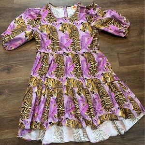 Farm Rio Tiger Print Dress